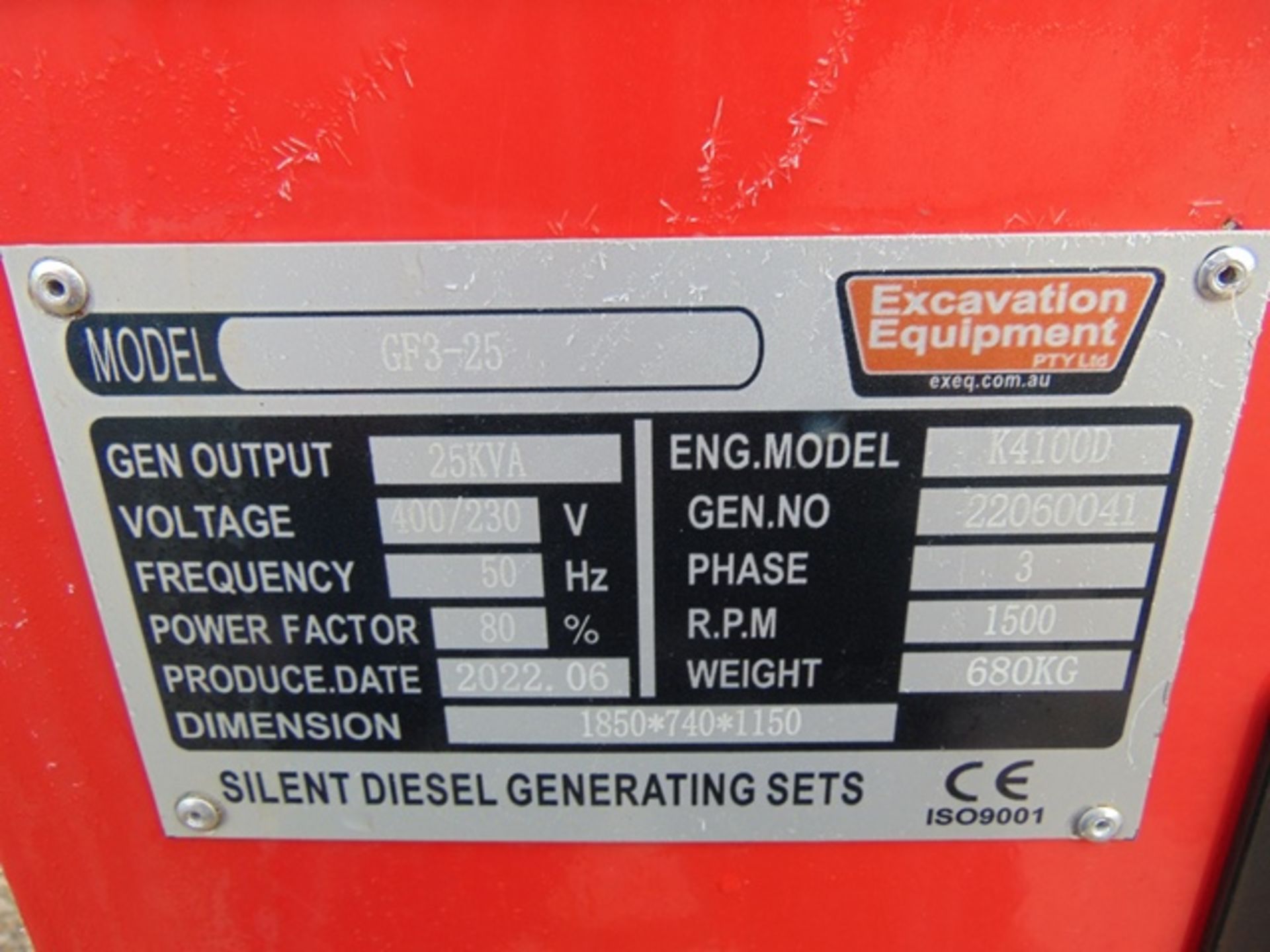 **NEW UNUSED 2022 25 KVA 3 Phase Silent Diesel Generator Set** - Image 18 of 18