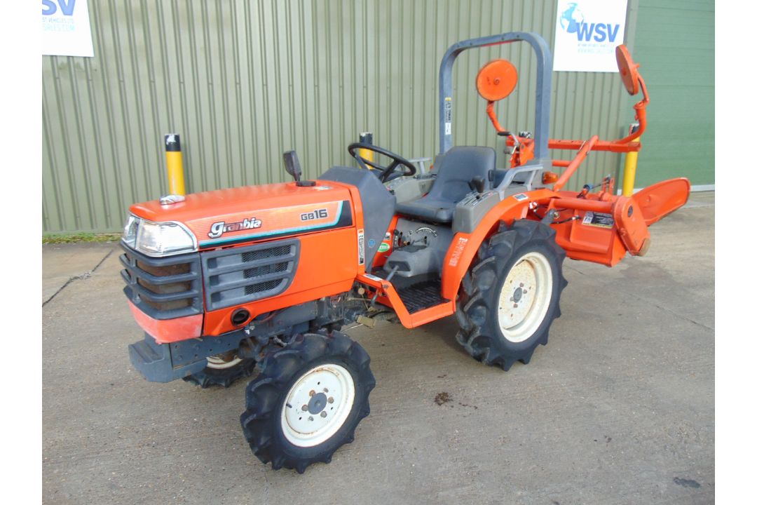 Kubota Granbia GB16 4x4 Diesel Compact Tractor c/w Rotovator ONLY 467 HOURS! - Image 1 of 24