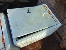 2 x Lockable Safes & Stowage Box