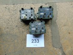 3x Clansman DCCU 28 Volt Battery Chargers