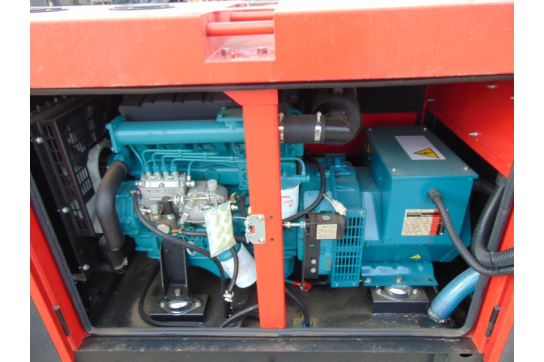 2022 UNISSUED 25 KVA 3 Phase Silent Diesel Generator Set - Image 10 of 17