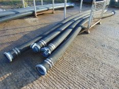 4 x Heavy Duty Delivery hose Approx, 6m long 6
