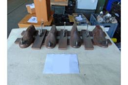 Very nice Cobblers Shoe coat hooks x4