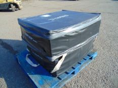 2 x Large Waterproof Rubber Storage Containers as shown