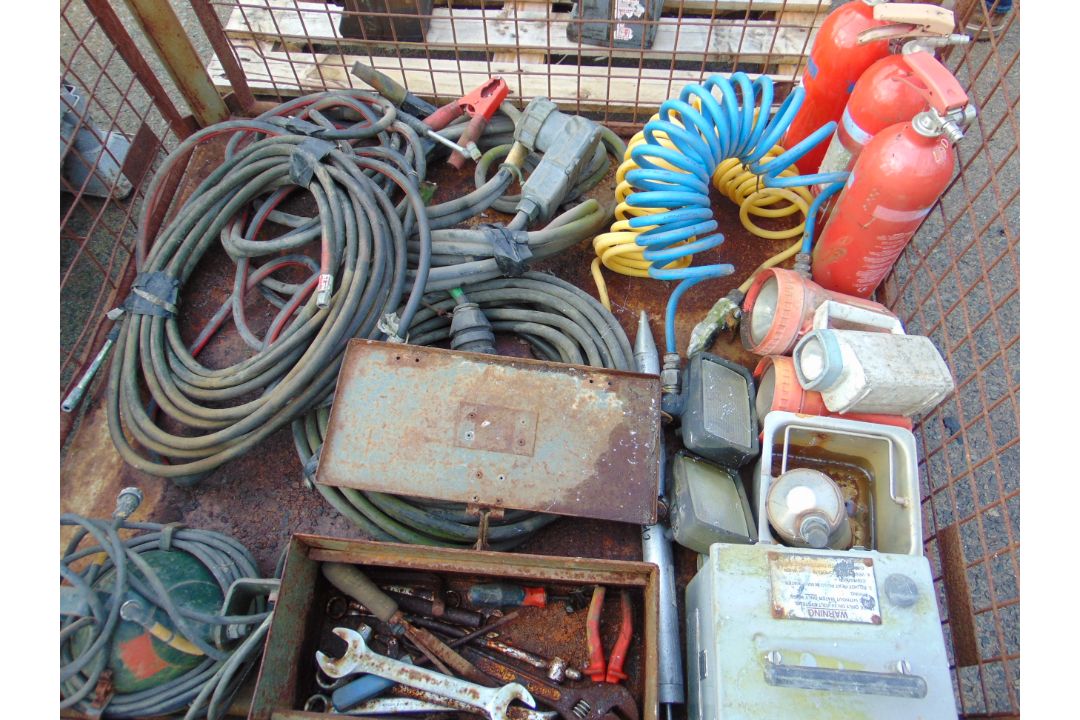 1x Stillage of Tools, Starter Leads etc - Image 3 of 3