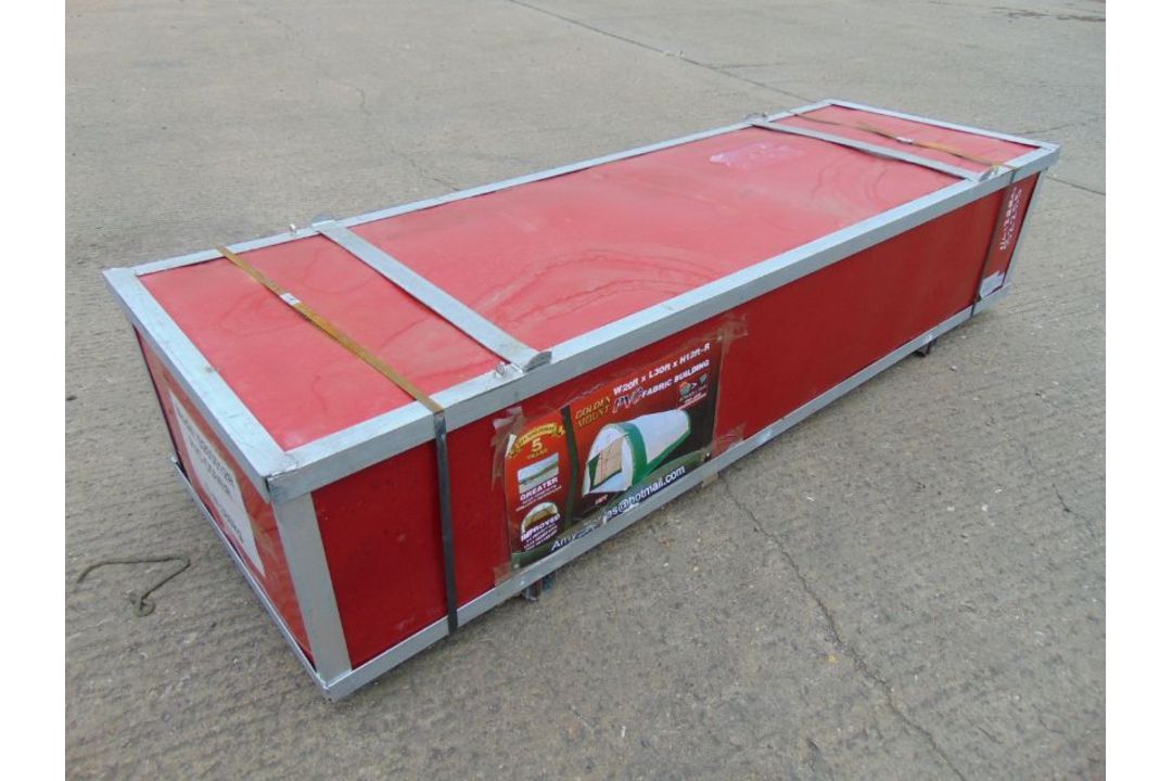 Heavy Duty Storage Shelter 20'W x 30'L x 12' H P/No 203012R - Image 2 of 4