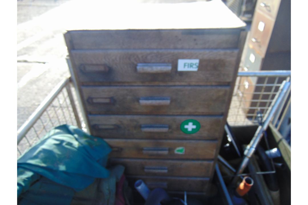 Filing Cabinet, Jerry Cans, Saws, Hoover Attachments, Hoses etc - Image 2 of 7