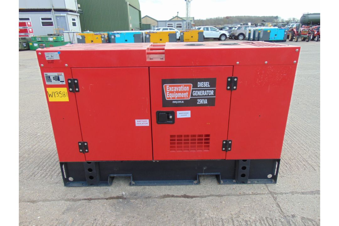 2022 UNISSUED 25 KVA 3 Phase Silent Diesel Generator Set - Image 4 of 17