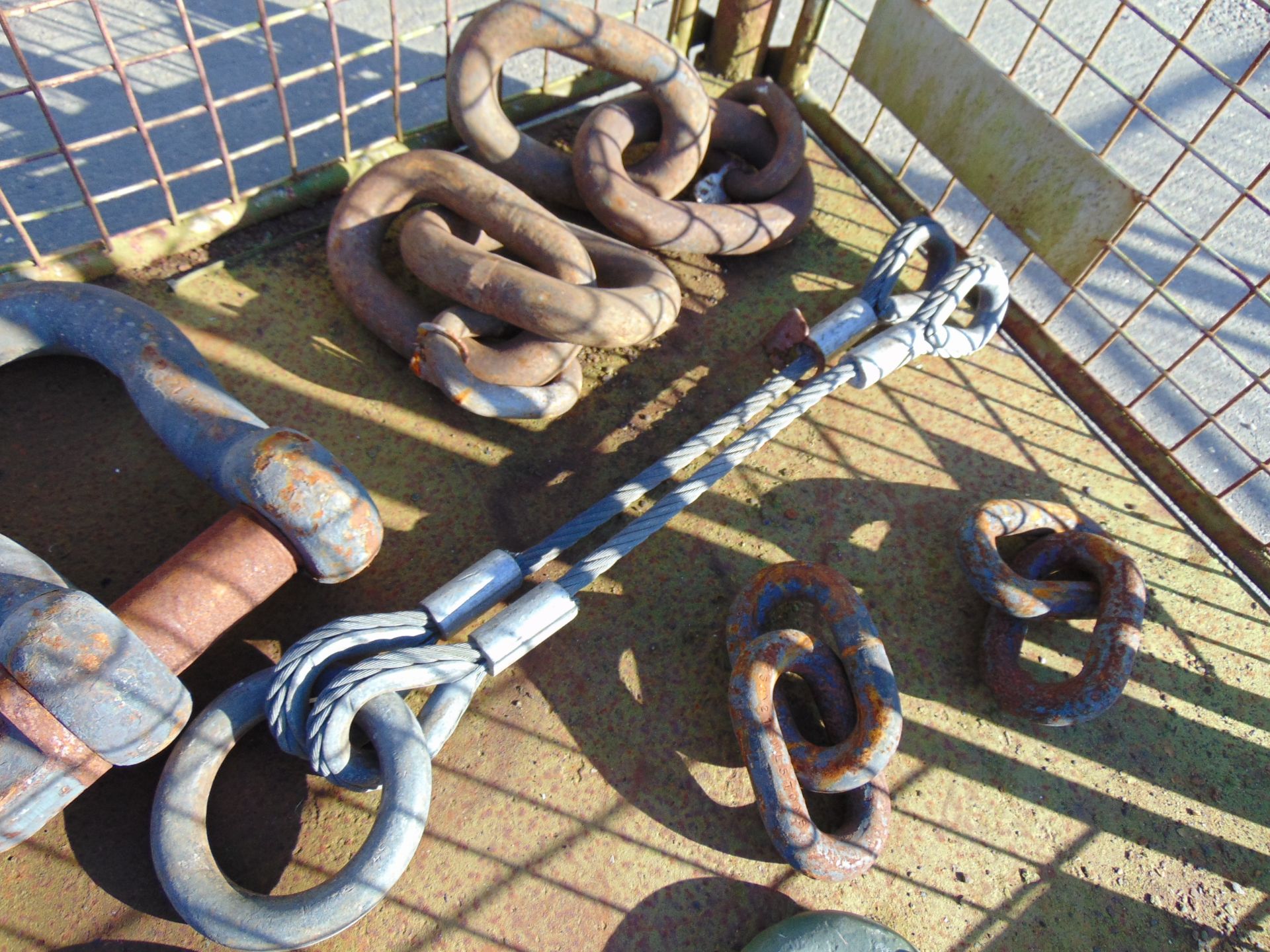 Large Bow Shackles, 2 Leg Wire Rope Assy etc - Image 6 of 7