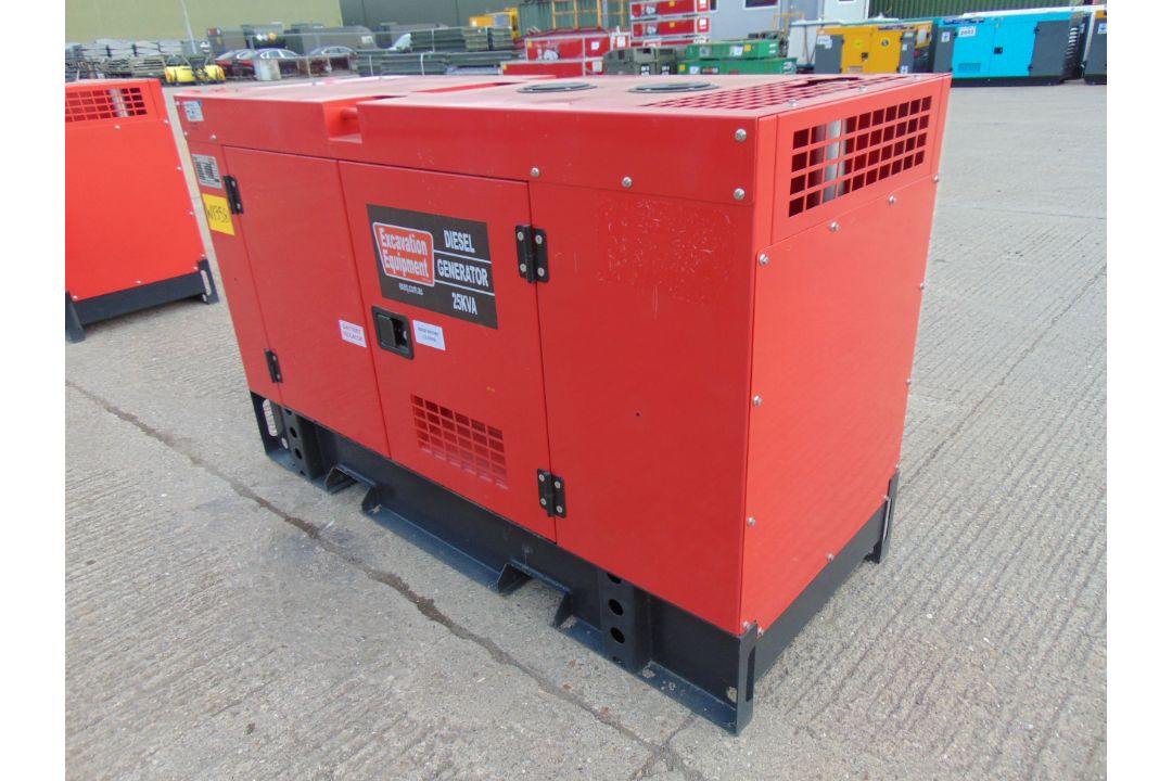 2022 UNISSUED 25 KVA 3 Phase Silent Diesel Generator Set - Image 3 of 17