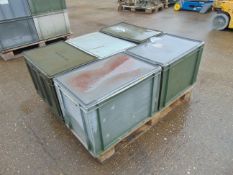 5 x Standard MoD Stackable Storage Boxes