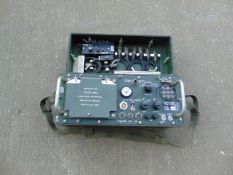 Clansman Test Set Audio Equipment c/w Leads Manual etc