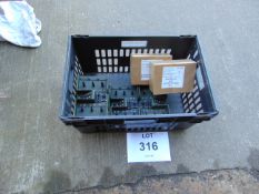 4x Clansman Battery Chargers + 2x Unissued 24 volt Batteries