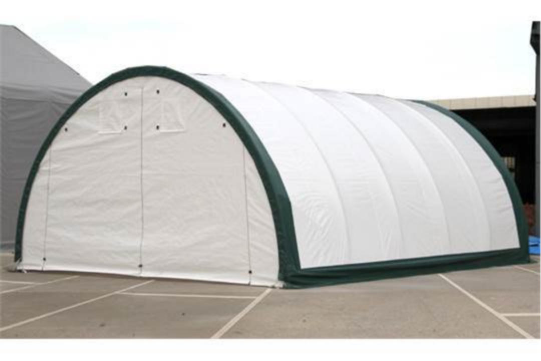 Heavy Duty Storage Shelter 20'W x 30'L x 12' H P/No 203012R - Image 1 of 4