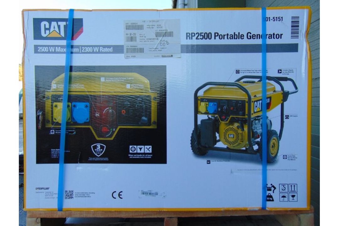 10x UNISSUED Caterpillar RP2500 Industrial Petrol Generator Sets - Image 5 of 6