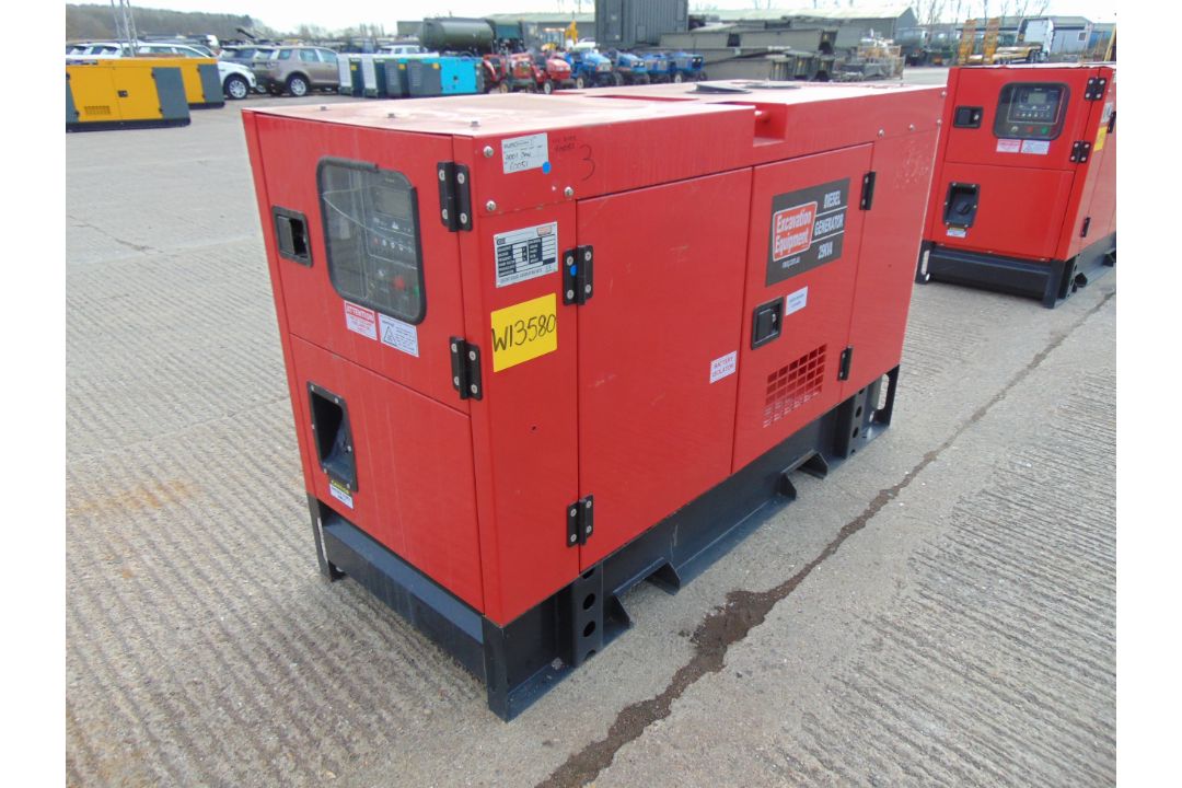 2022 UNISSUED 25 KVA 3 Phase Silent Diesel Generator Set - Image 5 of 17