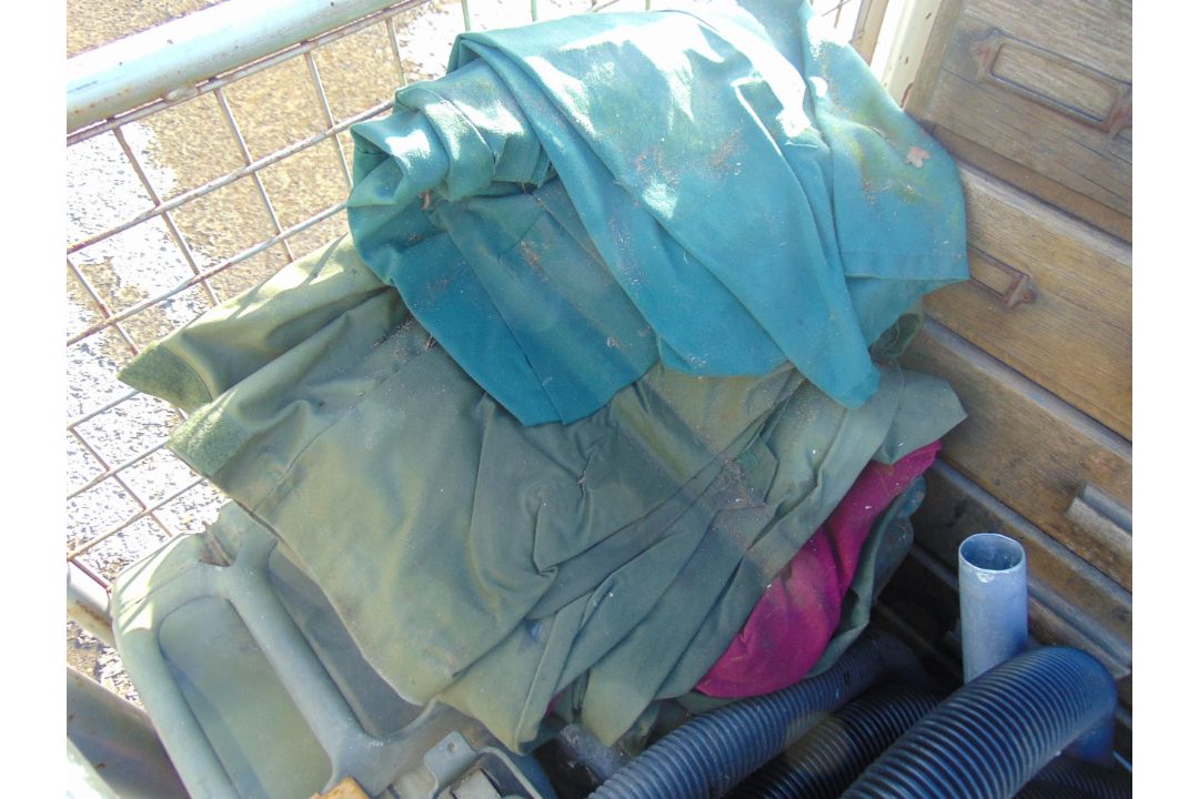 Filing Cabinet, Jerry Cans, Saws, Hoover Attachments, Hoses etc - Image 4 of 7