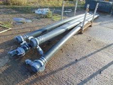 4 x Heavy Duty Delivery hose Approx, 6m long 6