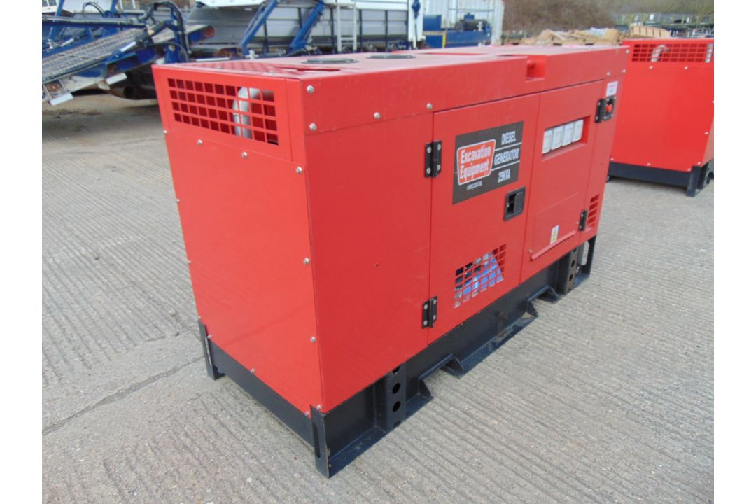 2022 UNISSUED 25 KVA 3 Phase Silent Diesel Generator Set - Image 2 of 17