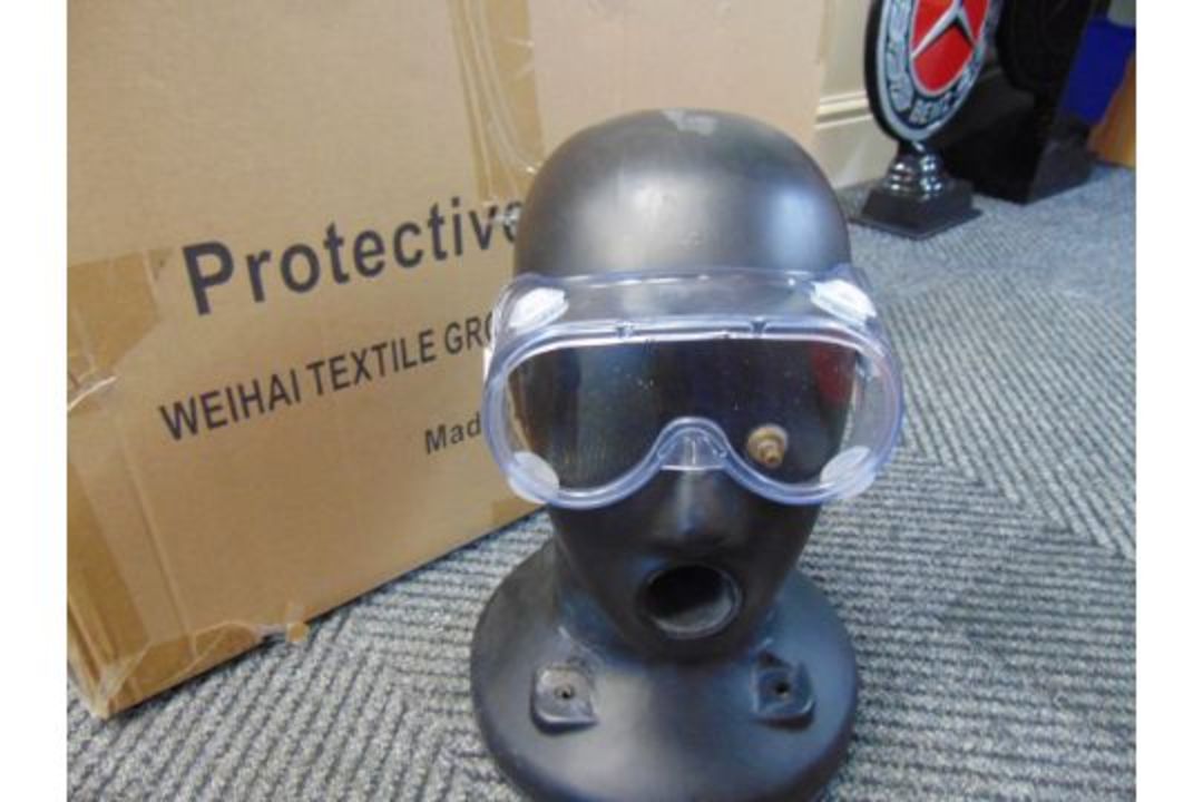 80 x NEW UNISSUED Safety goggles GLYZ1-1 - Image 1 of 15