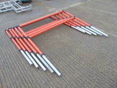 5 x Genex Fiberglass Scaffold Tower Side Rails
