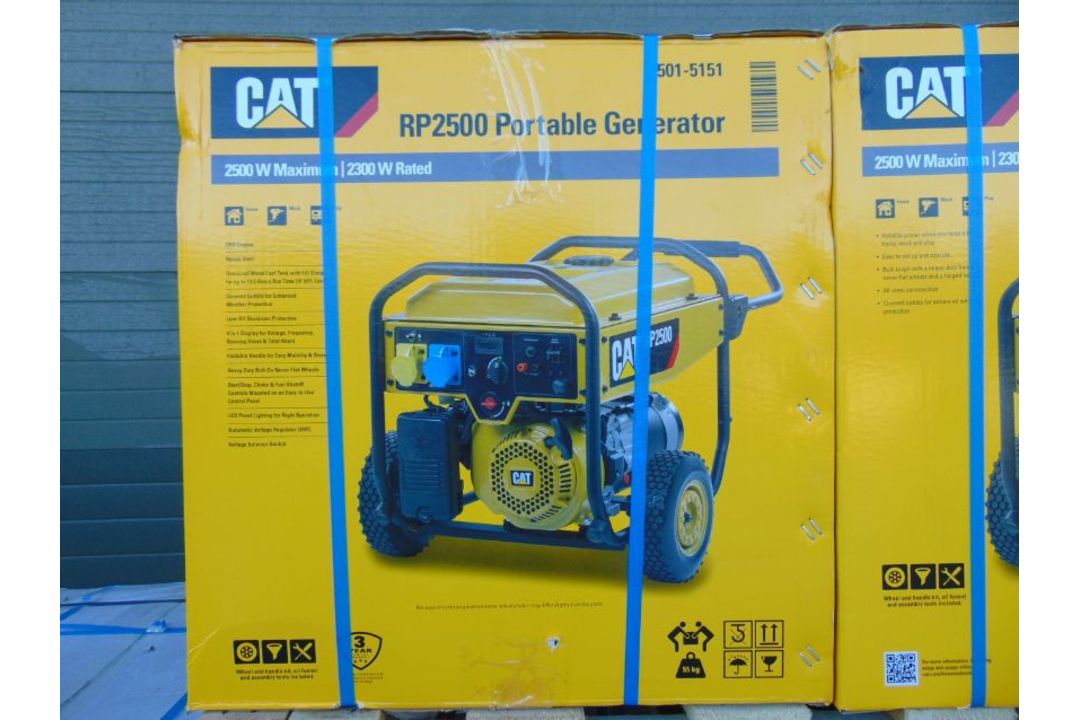 10x UNISSUED Caterpillar RP2500 Industrial Petrol Generator Sets - Image 2 of 6