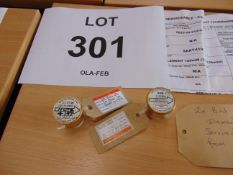 2x Bird Wattmeter Elements c/w Serviceable Labels from RAF