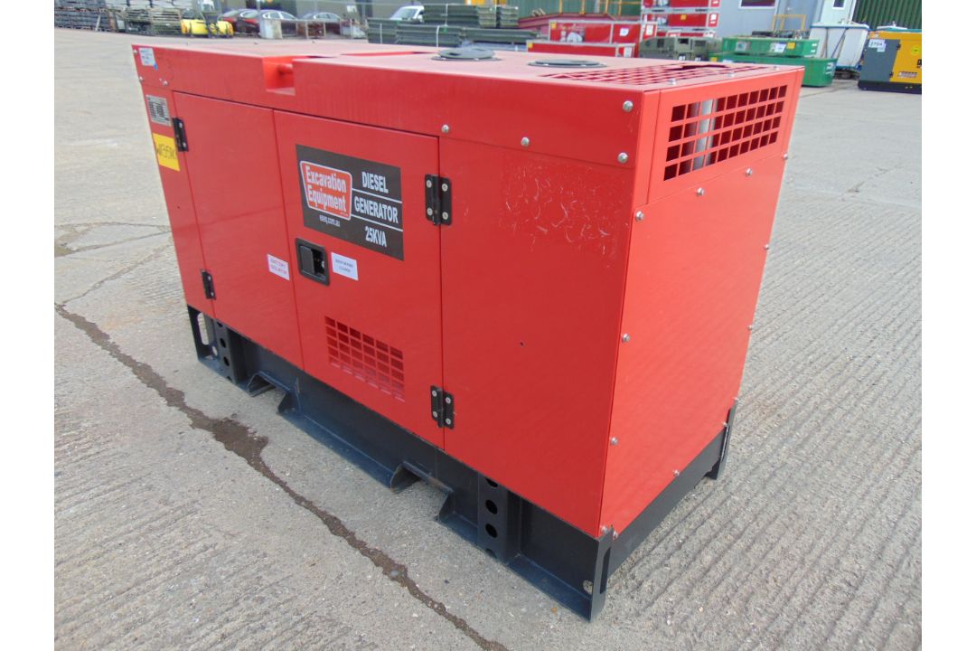 2022 UNISSUED 25 KVA 3 Phase Silent Diesel Generator Set - Image 3 of 17