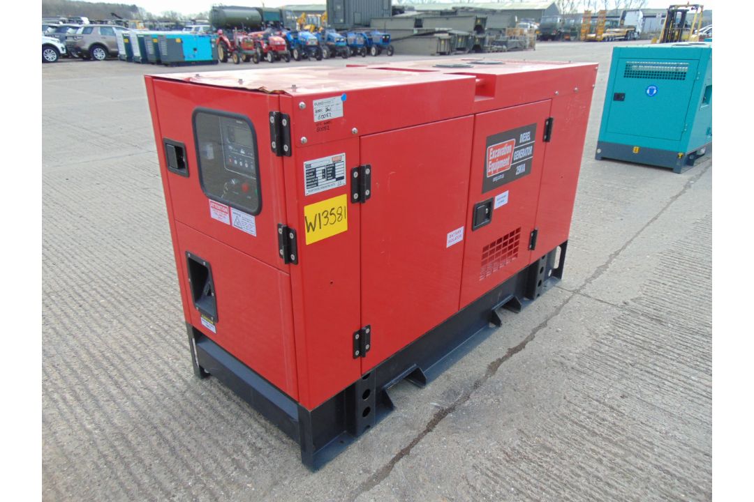2022 UNISSUED 25 KVA 3 Phase Silent Diesel Generator Set - Image 5 of 17