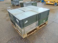10 x Standard MoD Stackable Storage Boxes