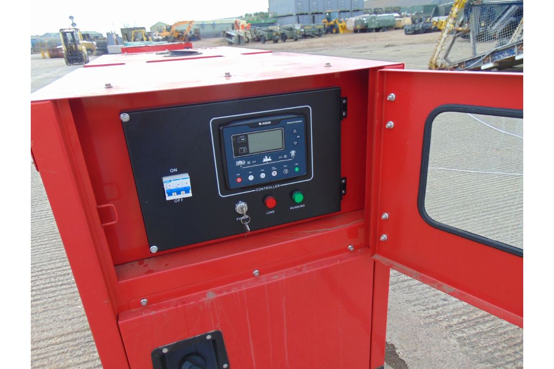 2022 UNISSUED 25 KVA 3 Phase Silent Diesel Generator Set - Image 7 of 17