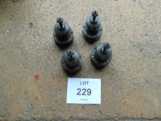 4x Clansman Vehicle Antenna Bases Later Type