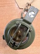 STANLEY LONDON BRITISH ARMY BRASS PRISMATIC COMPASS IN MILS