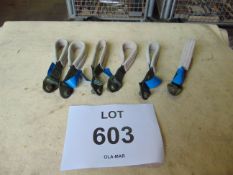 6x Leather Grip Handles