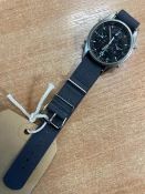 V.RARE SEIKO GEN I RAF PILOTS CHRONO HARRIER FORCE ISSUE NATO MARKS DATE 1990 *GULF WAR* WATER RES.