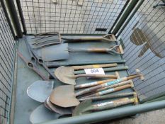 Q 15 X T-HANDLE SHOVELS, PICKS, HELVES, SPADES AND FORKS