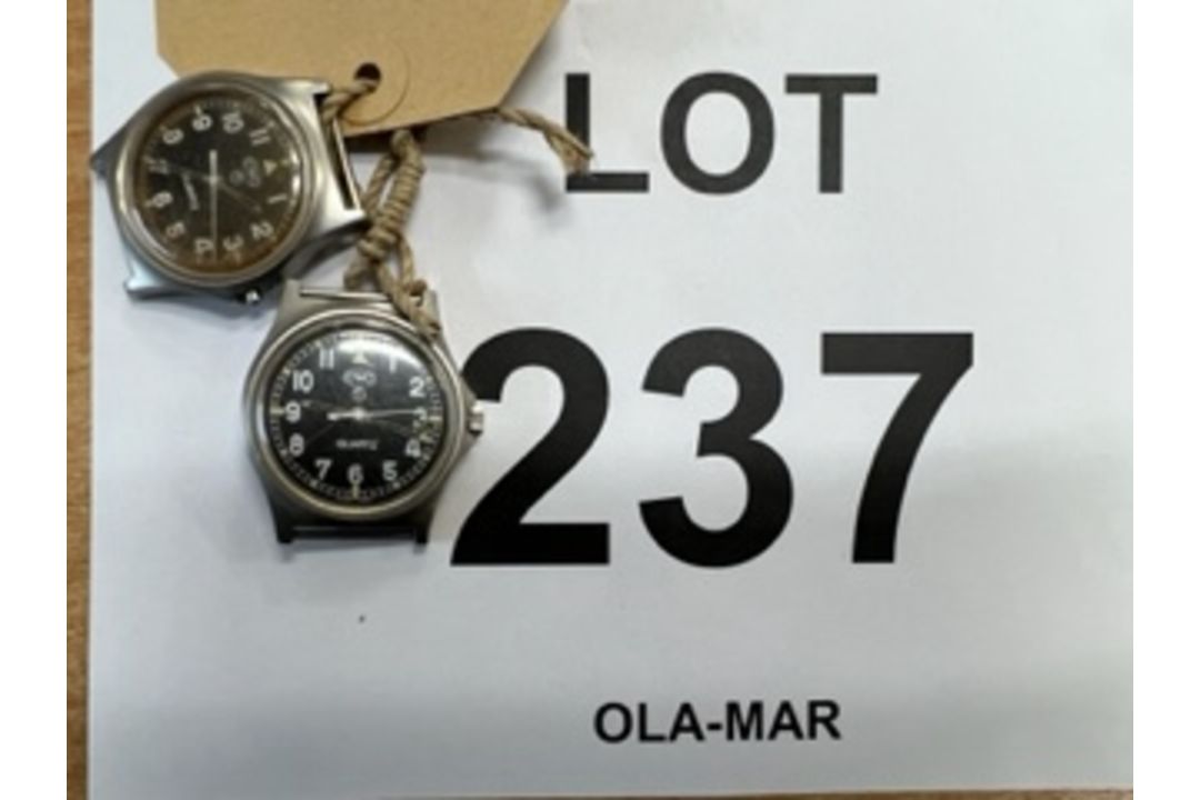 2X CWC W10 BRITISH ARMY SERVICE WATCHES NATO MARKS WATER RESISTANT TO 5ATM DATE 2005/2006 - Image 10 of 10