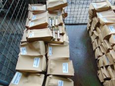 100 Boxes (500) 6 inch Unissued Steel Plated Bolts as shown in original packing