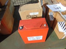 Q2x Unissued Power Safe SBS60 12vOLT 51AH Non Spill able Battery