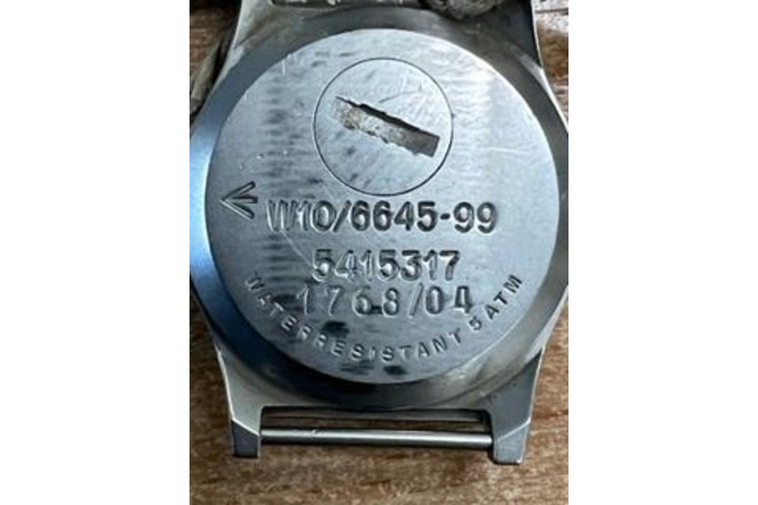2X CWC W10 BRITISH ARMY SERVICE WATCHES NATO MARKS WATER RESISTANT TO 5ATM DATE 2005/2006 - Image 7 of 10