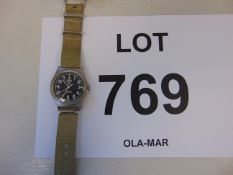 V.Nice Rare CWC 0555 R Marines / Navy Issue Service Watch Nato Numbers, Date 1995.