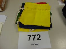 Set of 6 British Army Convoy Flags - all good Condition