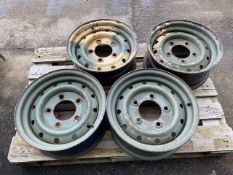 Heavy duty Wolf rims x 4