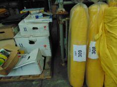 1 x Roll of Yellow Flanatte Duster Cloth 40x 1 metre MoD stock Reserve