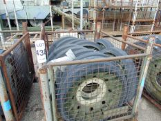 12x Unissued FV Road Wheels for Combat Engineer Tractor Aluminium