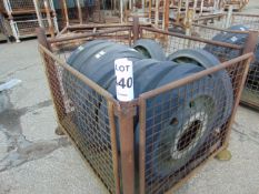 12x Unissued FV Road Wheels for Combat Engineer Tractor Aluminium