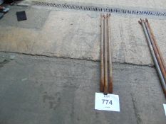 3x Unissued 4ft HD Crow Bars