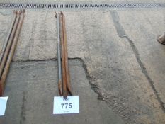 3x Unissued 4ft HD Crow Bars