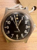 V.V. RARE CWC FAT BOY W10 BRITISH ARMY SERVICE WATCH NATO MARKS DATE 1982 ** FALKLANDS WAR**