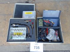 2X BOXES OF TEST EQUIPMENT ETC